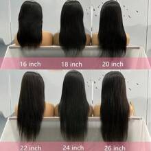 200% 4x4 Human Hair Wig Long Straight Wig 4x4 Lace Front Human Hair Wig For Women Pre Plucked Natural Hairline With Baby Hair