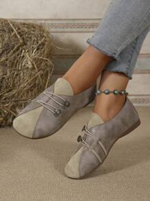 Women's Flat Comfortable Casual Slip-On Soft Bottom Oxford Shoes