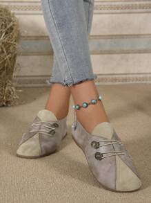Women's Flat Comfortable Casual Slip-On Soft Bottom Oxford Shoes