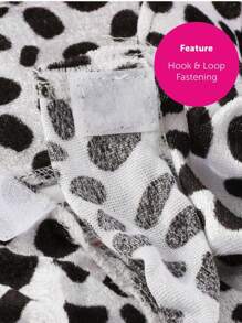 I LOVE FANCY DRESS Gothic Cruell Costume Black Fitted Dress Dalmatian Print Cape And Black And White Wig Womens Halloween Film Book Evil Villain Fancy Dress Costume Sexy Deville De Ville Inspired Outfit