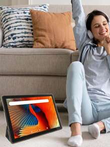 Coopers ZB10 10.1 Inch Android 12 Tablet With Case, RK3326S 4-Core 1.6Ghz/2GB RAM 32GB ROM/2.4G WiFi+WiFi 6/BT 5.2/FHD IPS Touch Screen/2MP+5MP Dual Camera/Type-C/G-Sensor/6000mAh/Supports 1TB SD Expansion (No Adapter) - 深灰色 - 查看 9