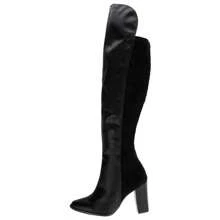 Women Over-The-Knee Boots - 黑色 - 查看 2