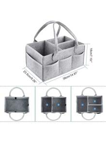 Organizador De Pañales Fieltro Portátil Bolsa Juguetes
