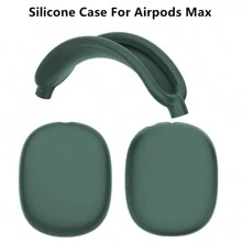 Apple Slime Silicone Protective Case Compatible With Airpods Max - Soft Silicone Cover, Waterproof, Dustproof, Fingerprint-Proof, Scratch-Resistant 360° Full Protection, Silicone Ear Cup Cover, Silicone Headband Cover, Silicone Headband Pad, Silicone Carrying Case, Flexible Silicone Material For Comfort, Durability And Easy Cleaning, Multiple Colors Available, Great Gift