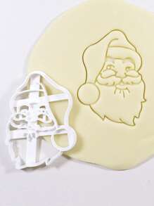 Molde de sello de Papá Noel, herramienta de estampado de bolas de nieve, molde de sello de muñeco de nieve de dibujos animados para decoraciones navideñas, regalos navideños, suministros para fiestas navideñas, pijamas navideños - Multicolor - Ver 13