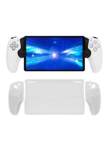 1 Set PlayStation Portal Remote Play Console Protective Case + 2 Controller Covers, Anti-Drop, Anti-Dust, Anti-Scratch, Anti-Slip, Anti-Sweat, With Textured Front And Back Design For Enhanced Grip - 彩色 - 查看 10