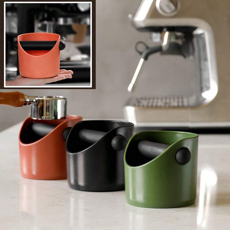 1 Peça Semi-automática máquina de café expresso, Caixa de Descarte de borra de café, Recipiente de pó de café de plástico grosso para uso doméstico e em cafés - multicolorido - Visão 1