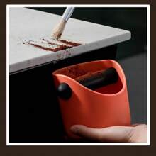 1 Peça Semi-automática máquina de café expresso, Caixa de Descarte de borra de café, Recipiente de pó de café de plástico grosso para uso doméstico e em cafés - multicolorido - Visão 3