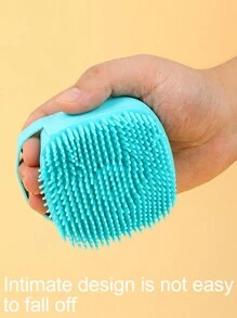 1pc Cat/Dog Lover Gift And Dog/Cat Mom Love Pet Grooming Tool, Multi-Functional Silicone Scrubber For Bathing, Massage, Gentle On Skin