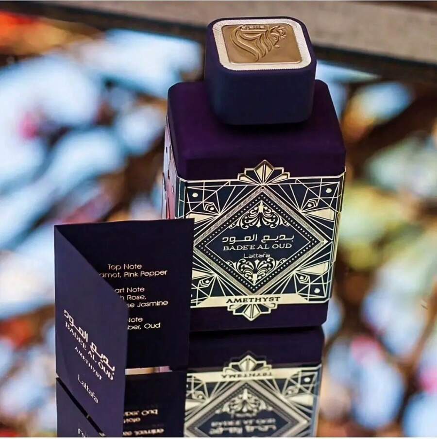 Arab Amethyst Perfume Bade'e Al Oud Lattafa Edp 100ml - Purple - View 1