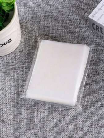 100 piezas/Paquete de fundas transparentes para tarjetas de juego, tarjetas deportivas, tarjetas de membrana blanda, cartas de intercambio, fundas para tarjetas, cartas de intercambio, juegos de cartas