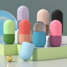 1pc Ice Face Roller, Ice Roller For Face & Eye Puffiness Relief, FacialMassager Contour And Enhance Skin Care & Glow, Ice Facial RollerMold Cube, Reusable & Leakproof,Beauty,Skin Care Products,Spa,Self Care,Skin Care Tools,Face Care,Esthetician Supplies,Massage,Face Massage Tool,Face Roller