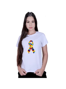 Baby Look  Awareness T-Shirt - trắng - Xem 1