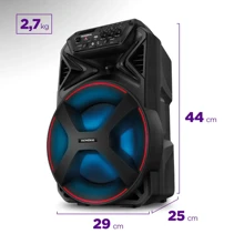 Connect Partyplus Mondial CM250 Amplified Speaker - 黑色 - 查看 6