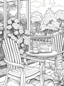 1 件下午茶涂色书原装升级纸加厚 22 页涂色书节日生日圣诞节新年派对礼物缓解压力消磨时间涂鸦绘画绘画艺术书也适用于养老院、返校、学校用品 - 1099 25x17cm single printing 22apges - 查看 8