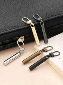 5个可拆卸金属拉链头，耐用拉链头替换件，时尚设计，金属拉链头维修套装，通用可拆卸拉链头替换件，带钩环，拉链头 - 易于安装，适用于夹克、服装、包袋、行李箱、S、背包和DIY项目 - 耐用，替换拉链头