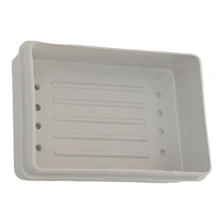 White Baby Soap Dish With Holes For Water To Drain - 白色 - 查看 7