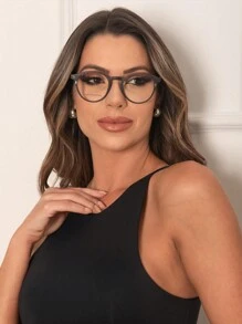 女性時尚眼鏡,休閒日常使用的完美禮物送給朋友 - 淺灰色 - 查看 4