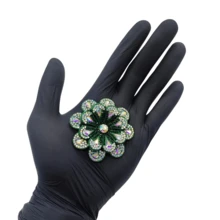 Crystal Rhinestone Flower Applique 60mm 10-Units Ref:22-787 - 綠旗 - 查看 2