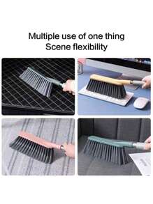 1 chiếc chổi lông mềm cán dài phong cách Bắc Âu, chổi quét bụi cầm tay dùng cho ghế sofa, chăn, bàn làm việc, tủ quần áo, thảm, chổi lau bụi treo, nhà bếp, phòng tắm, nhà cửa, nhà cung cấp đồ gia dụng - Xanh đậm-1 chiếc - Xem 11