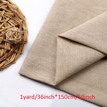 1 件纯色亚麻布，工艺衬里布，DIY 拼布，59 英寸宽，36/108/180 英寸长（300gsm） - 多色 - 查看 13