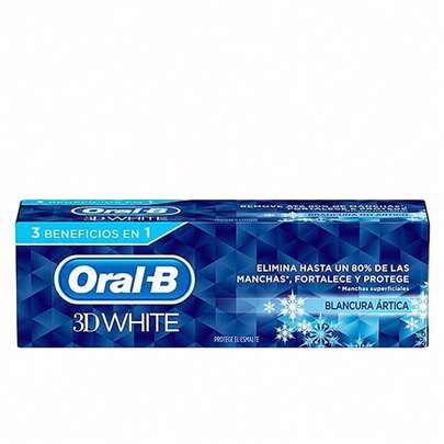  Higiene Oral-b 3D WHITE BLANCURA ARTICA pasta dentífrica ✅ Entrega en 2 - 6 días hábiles. Belleza & Salud - Cuidado personal - Cuidado Oral & Nasal - Dentífrico. Thinkinbeauty, tu tienda favorita de cosmética y maquillaje.