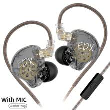 KZ Original KZ EDX Lite Earphones Bass Earbuds In Ear Monitor Stage Live Headphones Sport Noise-Proof HIFI Headset Audiophile Earphone New Arrival