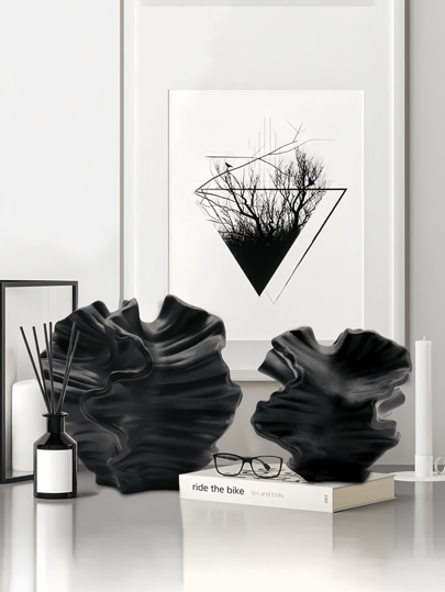 1 vaso com textura fosca em formato de coral, decoração moderna em estilo boêmio para hidroponia e flores secas, perfeito para centros de mesa de casamento, sala de estar e decoração de estante, ideal para a primavera, presentes para o dia das mulheres, dia das mães e decoração de casamento.