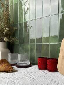 Thicker Design 3D Peel And Stick Tile Backsplash, Self Adhesive Tile For Kitchen And Bathroom,Stickers,Wall Decal, Vinyl Decal For Home Decorations,Spring Decoration Items Refresh Your Home,Rama Decoration Stickers Gifts Birthday Graduation Kitchen Decor - Multicolor - View 10