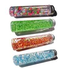 11 pezzi/22 pezzi, 50 ml/110 ml Bottiglietta in plastica PET trasparente con tappo a vite - Riutilizzabile, Bottiglia per frappè in plastica, Perfetta per artigianato [sensoriale], Natale, Caramelle per feste di Ognissanti, Decorazioni per matrimoni, Conservazione perline, Propagazione piante DIY, Vaso decorativo DIY, Sali da bagno, Ogni bottiglia è confezionata singolarmente, Pulita e igienica - Multicolore - Visualizzare 7