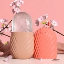 1pc Ice Face Roller, Ice Roller For Face & Eye Puffiness Relief, FacialMassager Contour And Enhance Skin Care & Glow, Ice Facial RollerMold Cube, Reusable & Leakproof,Beauty,Skin Care Products,Spa,Self Care,Skin Care Tools,Face Care,Esthetician Supplies,Massage,Face Massage Tool,Face Roller