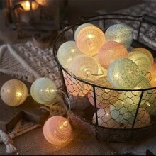 LED仙女灯串，装饰仙女灯，适用于室内/室外、卧室、婚礼、派对装饰、婴儿派对、家居装饰和礼品