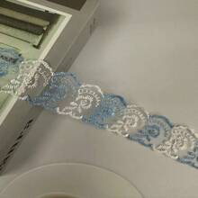 Encaje bordado con flores de 10 yardas de largo para hacer bouquets, cajas de regalo y accesorios para la ropa de niños, juguetes, muñecas, ropa de mascotas y otros accesorios - Multicolor - Ver 23