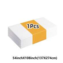 桌布 1/3/5/8 包，多色一次性桌布，适用于矩形圆桌，54x108 英寸或 84 英寸装饰性塑料桌布，适用于婚礼、生日派对、圣诞派对、春季复活节、夏季派对、野餐、露营，防水防污 - 彩色 - 查看 7