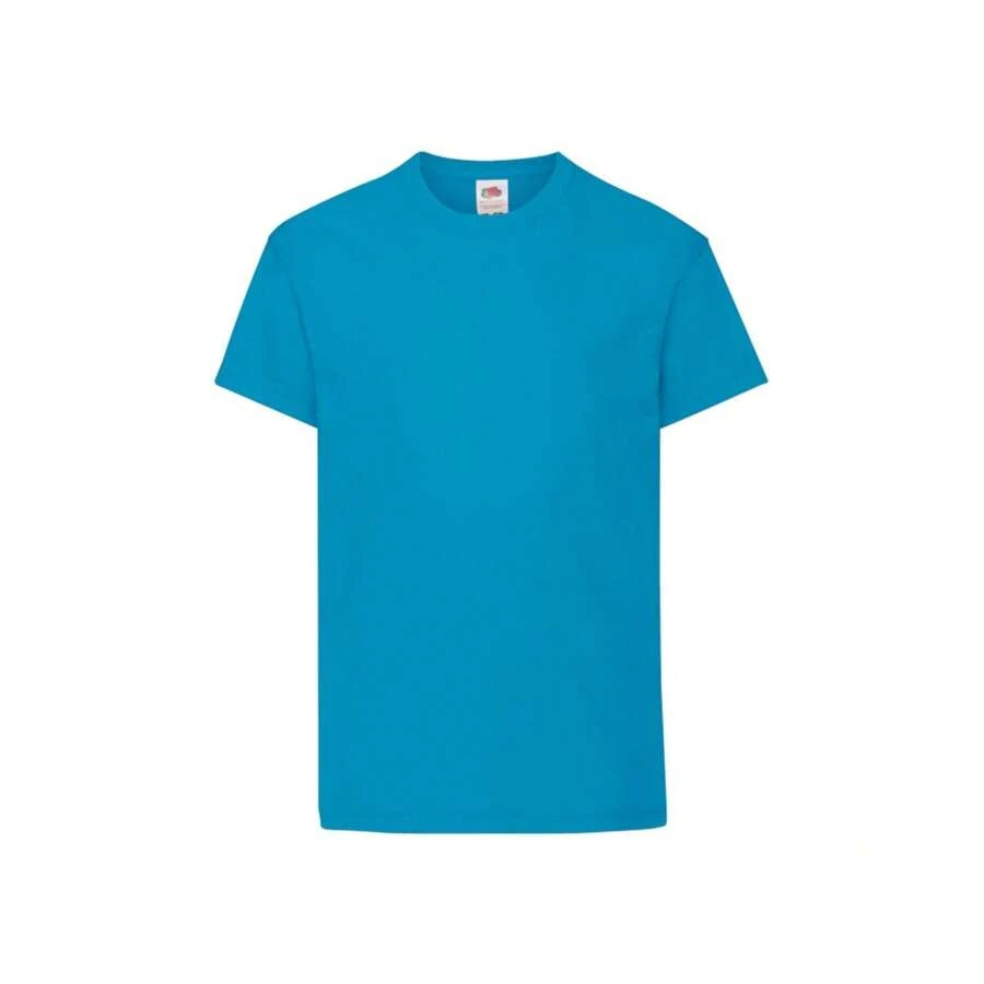 Fruit of the Loom Childrens/Kids Original T-Shirt (Azure Blue) - Blue - View 1