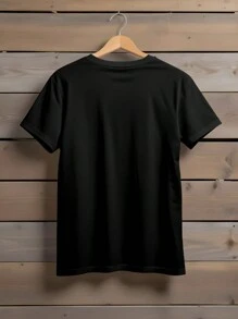 Anime Black Hawk Cotton T-Shirt Ref 1353 - 黑色 - 查看 2