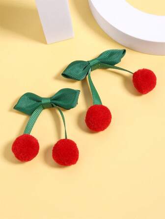 2 件蓝色女孩发饰罗缎丝带蝴蝶结鳄鱼夹配珍珠花优雅发夹幼儿女孩辫子蝴蝶结发夹儿童发饰