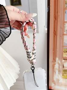 1pc Handmade Woven Lanyard For Phone, Bag, Camera Gifts For Mother, Family, Friends, Birthday, Holiday Phone Charm, Phone Chain - Multicolor - View 16