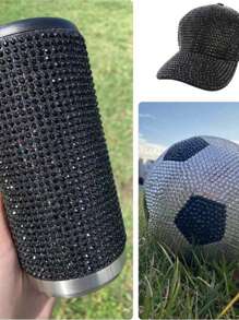 3mm/2000pcs, 4mm/1000pcs, 5mm/500pcs Pure Black Resin Rhinestones, Round Flat Resin Diamonds, For DIY Decoration On Clothes, Shoes, Bags, Cups, Phone Cases, And Crafts