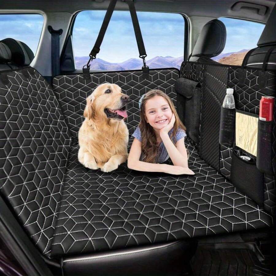 Back Seat Extender For Dogs Dog Seat Cover For Back Seat, Waterproof
