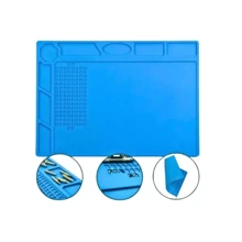 Antistatic Silicone Blanket For Cell Phone Service Bench - Màu xanh lam - Xem 1