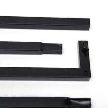 ZhdnBhnos LINSIE 婚礼/万圣节拱门现代矩形婚礼/万圣节背景支架气球拱门框架花环环中心装饰几何锻铁婚礼/万圣节背景（黑色）送给家人和朋友的最佳礼物圣诞快乐派对礼物房间装饰新娘 - 黑色 - 查看 10