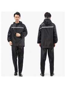 IMPERMEABLE PARA CICLISMO Y MOTOCICLISTA[h885y887] - Negro - Ver 7