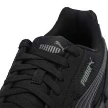 Puma 380738-01 男女款休闲轻便户外运动鞋，低帮跑步鞋 - 黑色-黑灰 - 查看 5