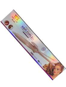 FERRO - Curling Iron - Ceramic Tourmaline Hair Curler, WS Ceramic Waves With Adjustable Temperature, 25mm Hair Curler Tube, Automatic Hair Styling Tool For Women Long / Short Hair And Traveler Gift - 粉色 - 查看 2