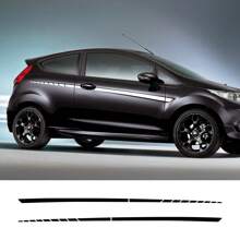 Side Stripe Stickers For The MK7 Three-Door Version 2008-2017 ST200, Racing Stripe Vinyl Stickers, Accessories. - 230x5.5cm/90.55x2.17inch - View 2