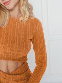K&K FASHION Women Two-piece Outfits - Orange - View 3