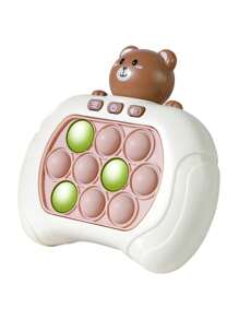 1Pc Generation4 Quick Push Game Console 999 Levels 4 Modes Pop Fidget Toys - Handheld Fast Push Bubble With Instant Sound Feedback, ,Sensory Electronic Whack-A-Mole Game Machine For Anxiety Stress For Teens,Adults,Birthday Gifts