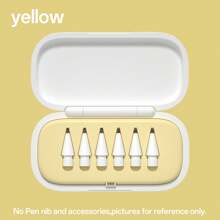 兼容 Apple Pencil 笔尖、Apple Pencil 第二代、iPad Pencil Quiet Pro 改装版、替换金属笔尖和软纤维笔尖 - 彩色 - 查看 9