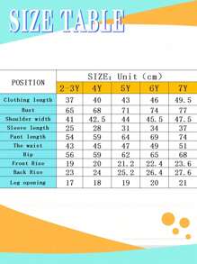 Toddler Cartoon Print Crew Neck Sweatshirt And Leggings Set - Pink - View 8